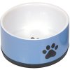 Nobby kerámia tál PAW csúszásgátló kék és fehér színnel 17 x 8,0 cm/1,1 l  + 3% SLEVA se Slevovým kupónem: bonus