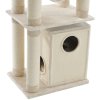 Nobby height-adjustable scratching post Telde for cats 232-252cm cream