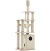 Nobby height-adjustable scratching post Telde for cats 232-252cm cream