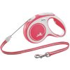 Flexi New Comfort M coarda de lesa 5m/20kg rosie