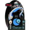 Flexi New Comfort M póráz kötél 5m/20kg kék