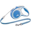Flexi New Comfort M vodítko lanko 5m/20kg modrá