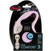 Flexi New Comfort XS vodítko opasok 3m/12kg ružová
