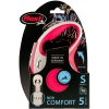 Flexi New Comfort S vodítko opasok 5m/15kg červená