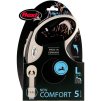 Flexi New Comfort L vodítko opasok 5m/60kg čierna