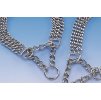 Nobby semi-tightening chain collar chrome three-row 40cm