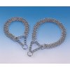 Nobby semi-tightening chain collar chrome three-row 55cm