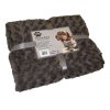 Nobby Super Soft fleecová mäkká deka 100x150cm hnedá