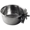 Nobby stainless steel bowl for hanging in a cage 15cm 850ml