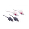 Nobby hračka plyšové myšky s chrastítkem 5cm (4ks)  + 3% SLEVA se Slevovým kupónem: bonus