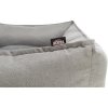 Bed LENI rectangle with edge, sand/gray