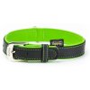 Nobby Pacific leather collar green trim S 37cm