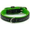 Nobby Pacific Deluxe collar with Swarovski crystals XS 27cm green
