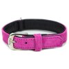 Nobby VELOURS Wildlederhalsband SM 42cm pink  + 3% SLEVA se Slevovým kupónem: bonus