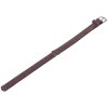 Nobby VELOURS suede leather collar ML 52cm brown