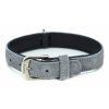 Nobby VELOURS Wildlederhalsband L-XL 60cm grau  + 3% SLEVA se Slevovým kupónem: bonus