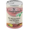 Landfleisch Dog Classic Rinderherz mit Nudeln 400g