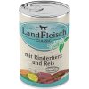 Landfleisch Dog Classic inimă de vită cu orez 400g