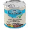 Landfleisch Dog Classic hydinové srdiečka s treskou 800g