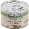 Landfleisch Dog Classic miel, rață, cartofi 195g