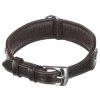Nobby Cerro leather collar with studs 40cm black