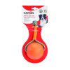 ORANGE SCHWIMMENDER BALL MIT SEIL 9 cm