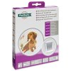 Drzwi plastikowe PetSafe z przezroczystą klapką, białe, wycięcie 18,5x15,8 cm