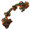 Dog Fantasy játékcsomó pamut színű 4 kanóc 60cm