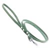 Tamer Lederleine Classic grün, Breite 1cm, Länge 145cm