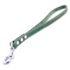 Dompteurgriff Leder grün, Länge 50cm