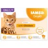 Kapsička IAMS Delights Kitten kura v omáčke multipack 1020g (12x85gr)