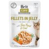 Pouch Brit Care Cat trout and cod, fillets in jelly 85g