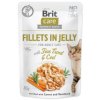 Pouch Brit Care Cat trout and cod, fillets in jelly 85g