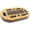 Magic Cat Interactive Scratching Post Oval 1 Cardboard 52x30x6cm