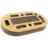 Magic Cat Interactive Scratching Post Oval 1 Cardboard 52x30x6cm
