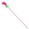 Magic Cat jucărie suzetă minge pluș cu pene 18cm+46cm 24buc