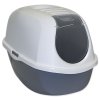 Magic Cat toilet with cover gray 39x53x41cm