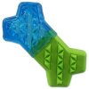 Câine Fantasy Cooling Bone Toy Verde-Albastru 13,5x7,4x3,8cm