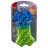 Câine Fantasy Cooling Bone Toy Verde-Albastru 13,5x7,4x3,8cm