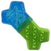 Câine Fantasy Cooling Bone Toy Verde-Albastru 13,5x7,4x3,8cm