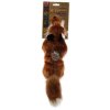 Dog Fantasy Plüschtier Fuchs Quietsche Schwarze Pfoten 45cm
