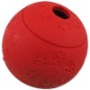 Dog Fantasy játék csemege golyó piros 8cm