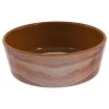 Miska dla psa Fantasy, wzór drewna, brązowa, 12,5 cm, 300 ml