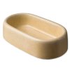 BE-MI concrete oval bowl