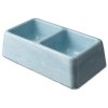 Double bowl BE-MI concrete 2x0.3l