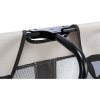 Dog bed with net, black/grey