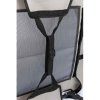 Dog bed with net, black/grey