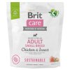 Brit Care Nachhaltiges Hundefutter für ausgewachsene Hunde kleiner Rassen, Huhn und Insekten, 1 kg