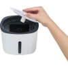Pítko / fontánka FLOWER, 2 l/18,5 × 13 × 18,5 cm, plast, biela/sivá (RP 1,20 €)