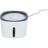 Pítko / fontánka FLOWER, 2 l/18,5 × 13 × 18,5 cm, plast, biela/sivá (RP 1,20 €)